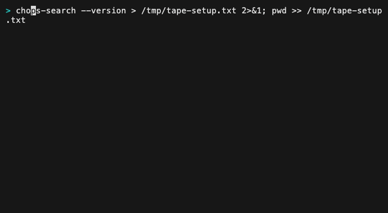 Terminal capture: eval output grepped to a file, one config change, second run, diff prints exactly two changed lines.